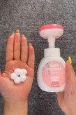 فوم شستشو صورت طرح گلbaby powder میل 300